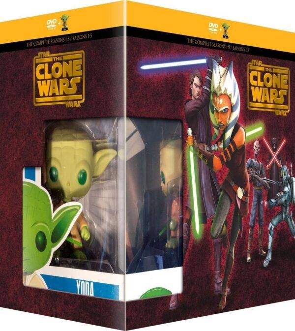Intégrale Star Wars The Clone Wars DVD + POP Yoda