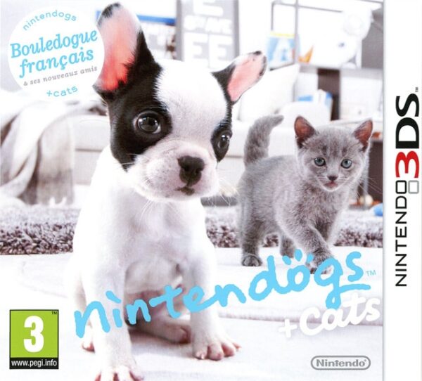 Nintendogs + gatos Bulldog francés y sus nuevos amigos 3DS