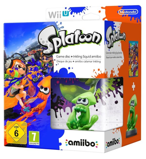 Splatoon + Amiibo Squid Wii U