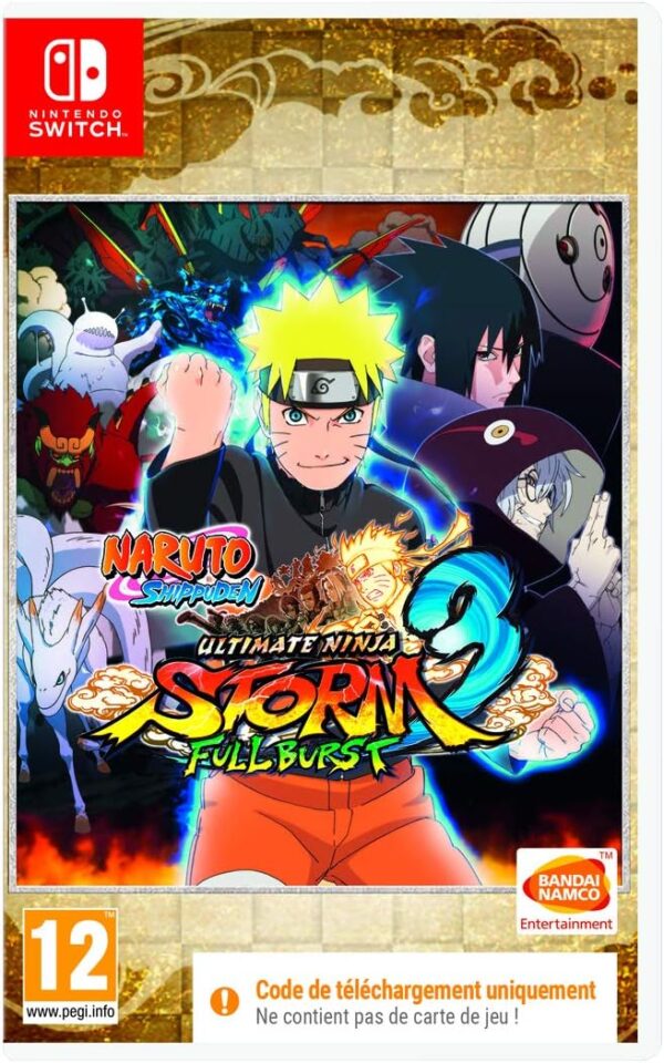 Naruto Ultimate Ninja Storm 3 Full Burst SWITCH (Code in the box)