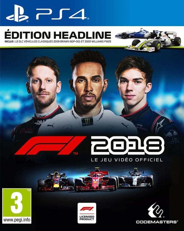 F1 2018 - Edition Headline PS4