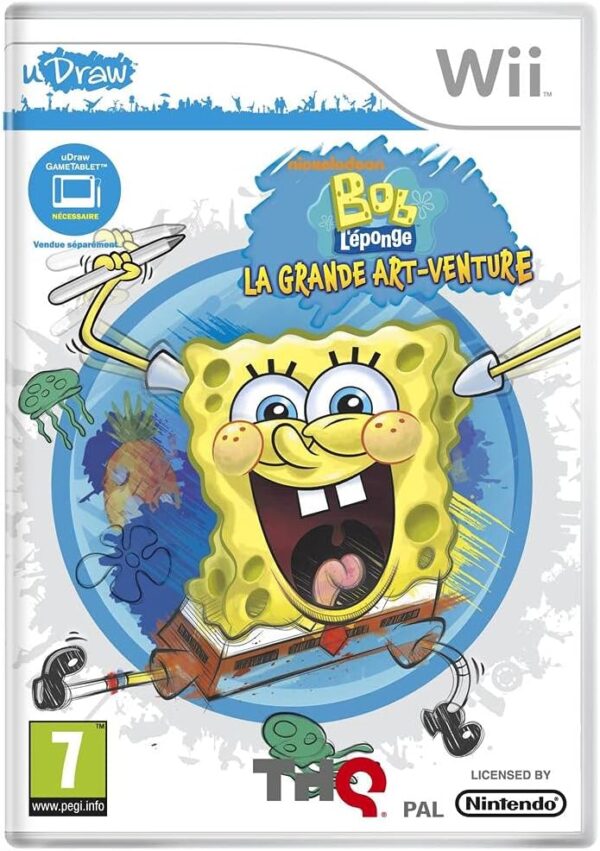 Bob l'éponge: la grande art-venture (jeu Wii tablette) Wii