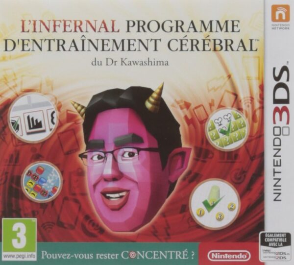 L'infernal programme d'entraînement cérébral du Dr Kawashima: Pouvez-vous rester concentré ? 3DS