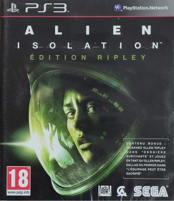 Alien Isolation Edition Ripley PS3 FR